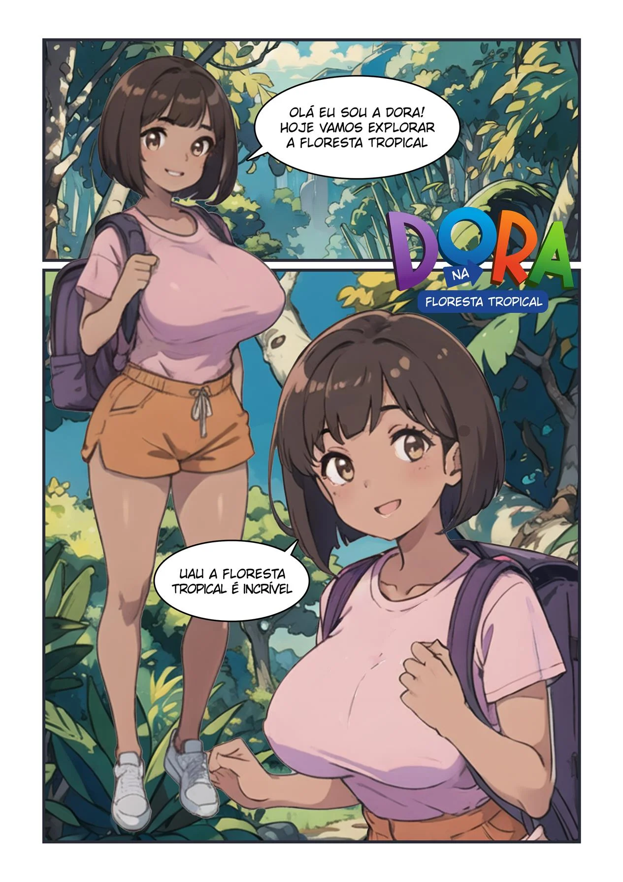 Dora Fodida no Mato – Comics Porno – Tradução Em Português