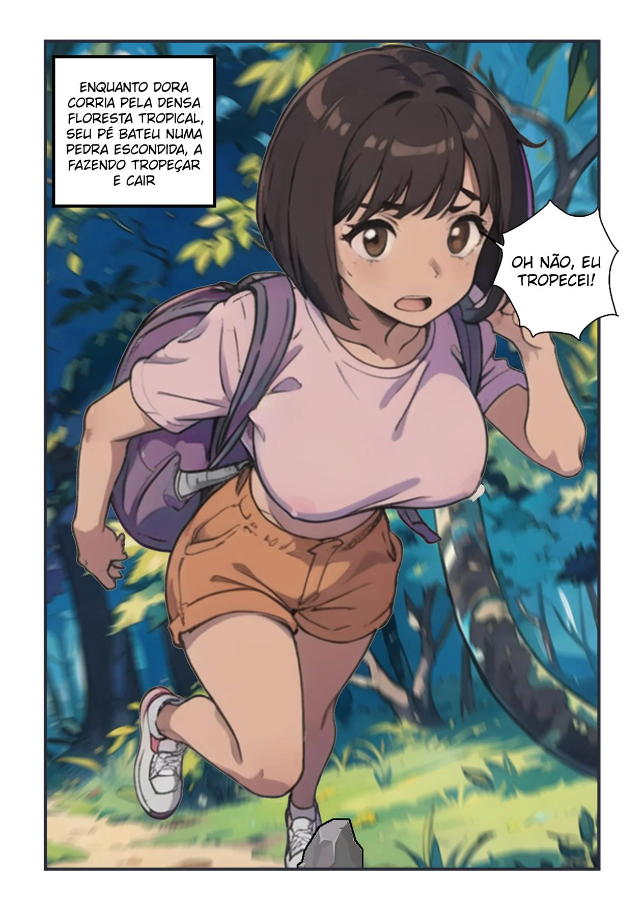 Dora Fodida no Mato – Comics Porno – Tradução Em Português
