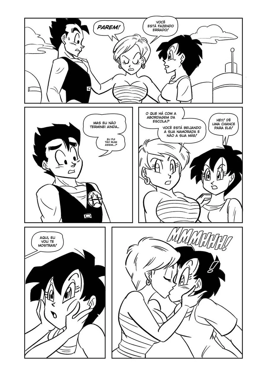 Dragon Ball After School Lessons – Hentai Preto e Branco – Português do Brasil