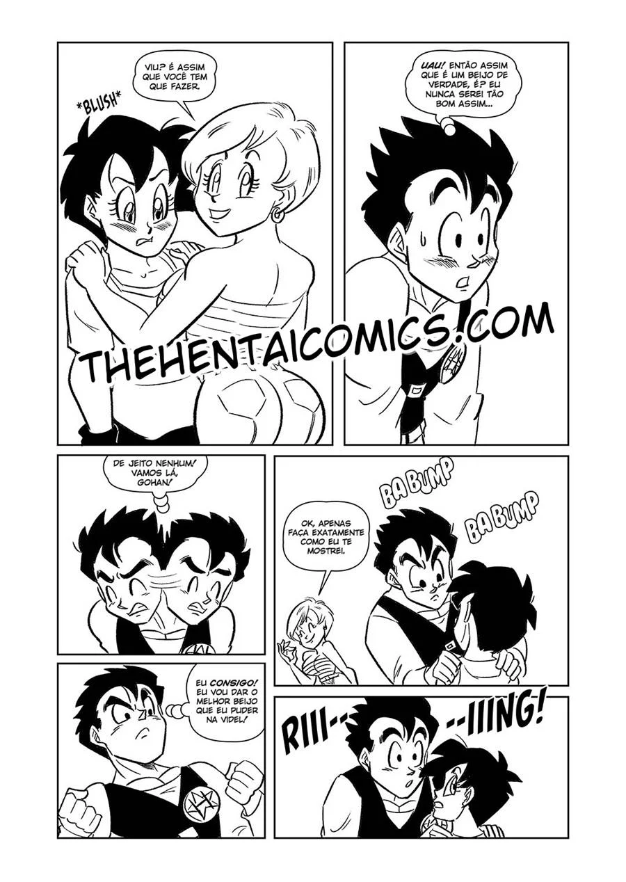 Dragon Ball After School Lessons – Hentai Preto e Branco – Português do Brasil