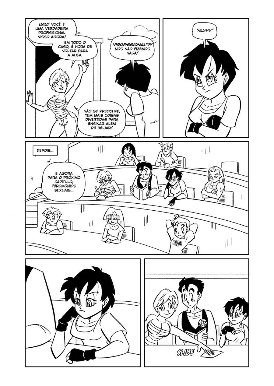 Dragon Ball After School Lessons – Hentai Preto e Branco – Português do Brasil