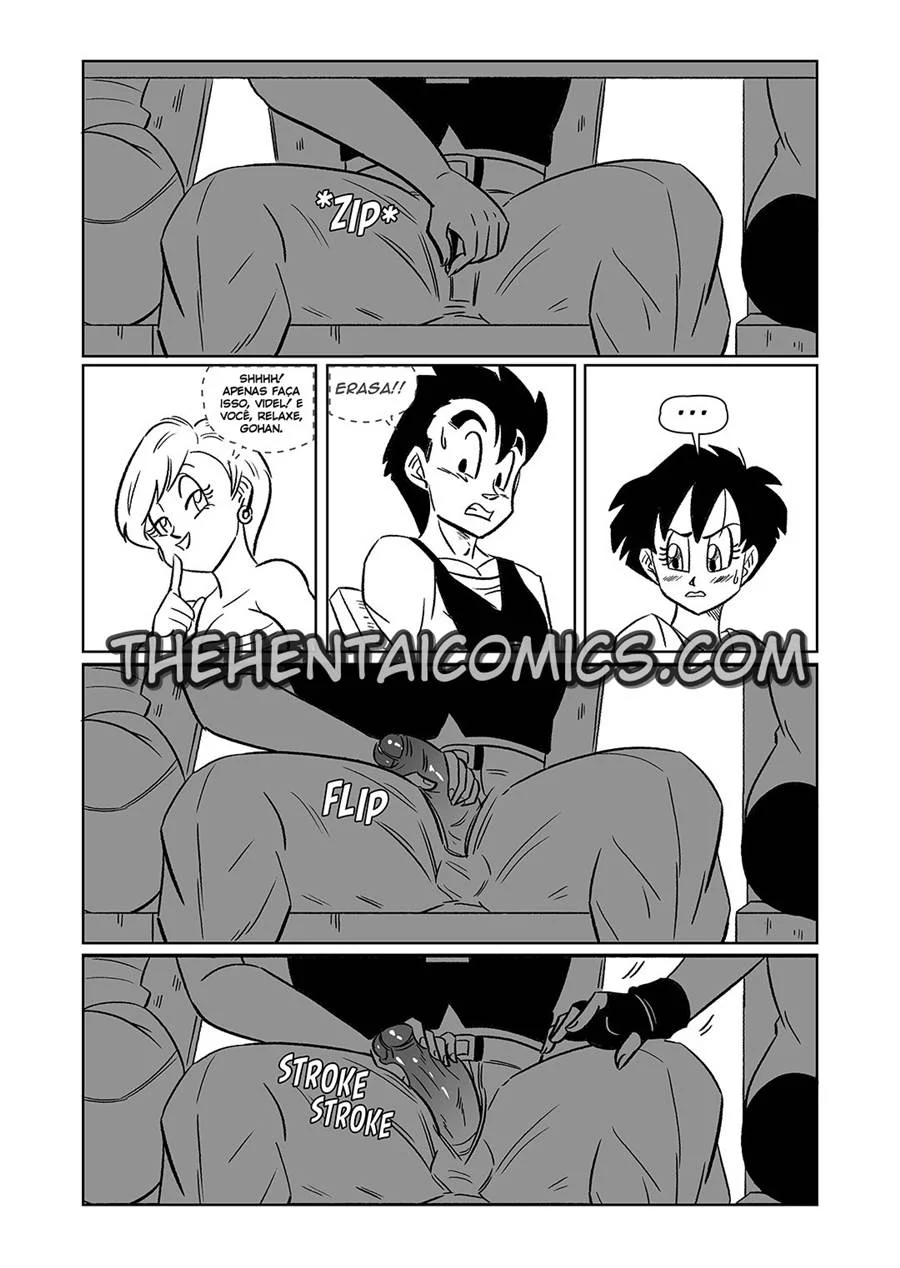 Dragon Ball After School Lessons – Hentai Preto e Branco – Português do Brasil
