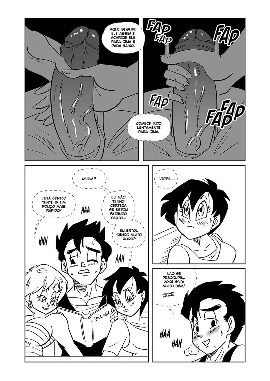 Dragon Ball After School Lessons – Hentai Preto e Branco – Português do Brasil