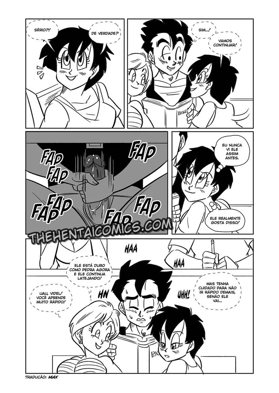 Dragon Ball After School Lessons – Hentai Preto e Branco – Português do Brasil