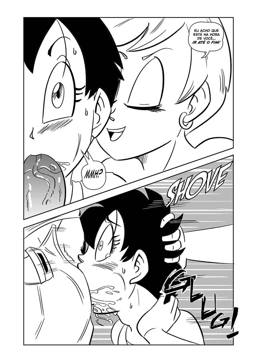 Dragon Ball After School Lessons – Hentai Preto e Branco – Português do Brasil