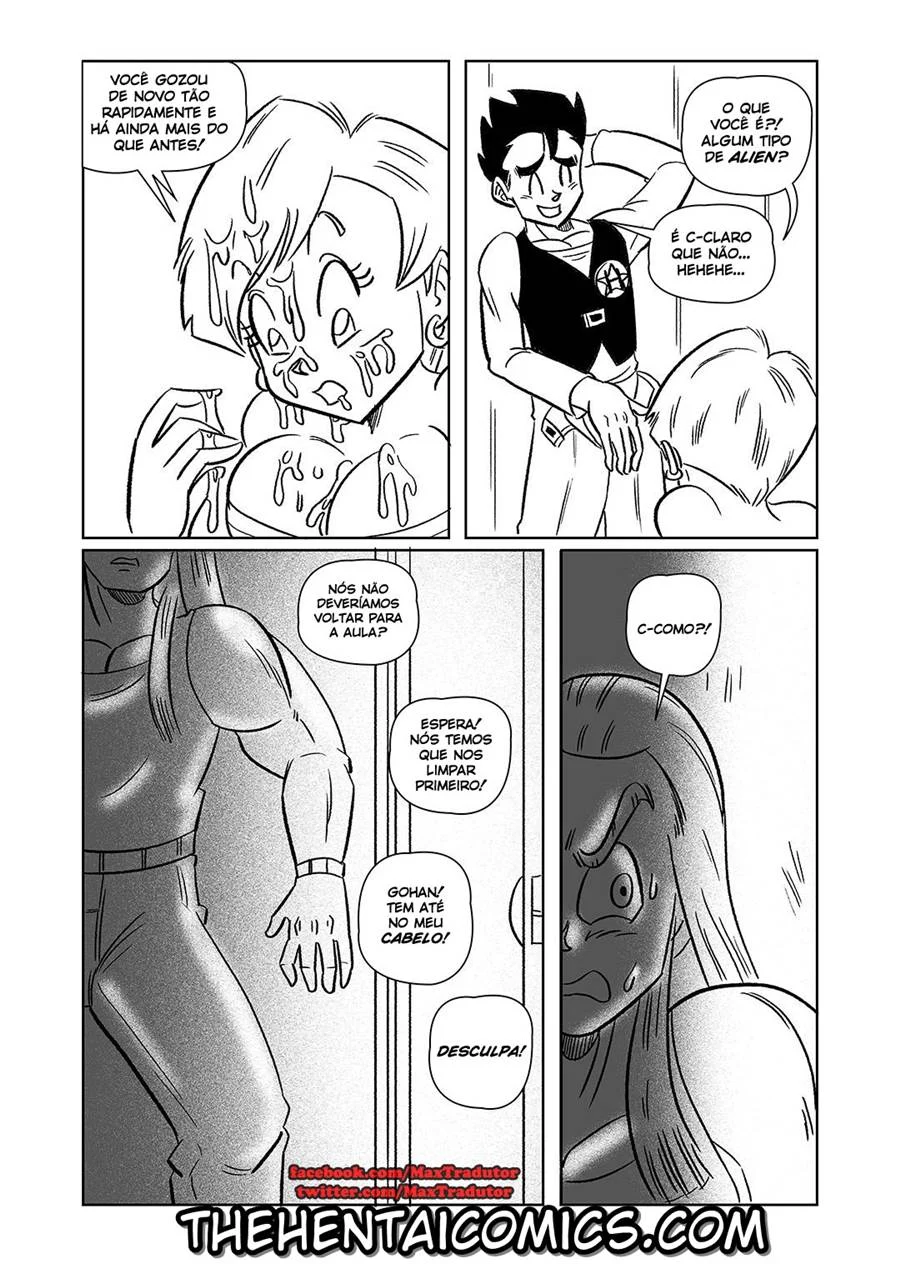 Dragon Ball After School Lessons – Hentai Preto e Branco – Português do Brasil