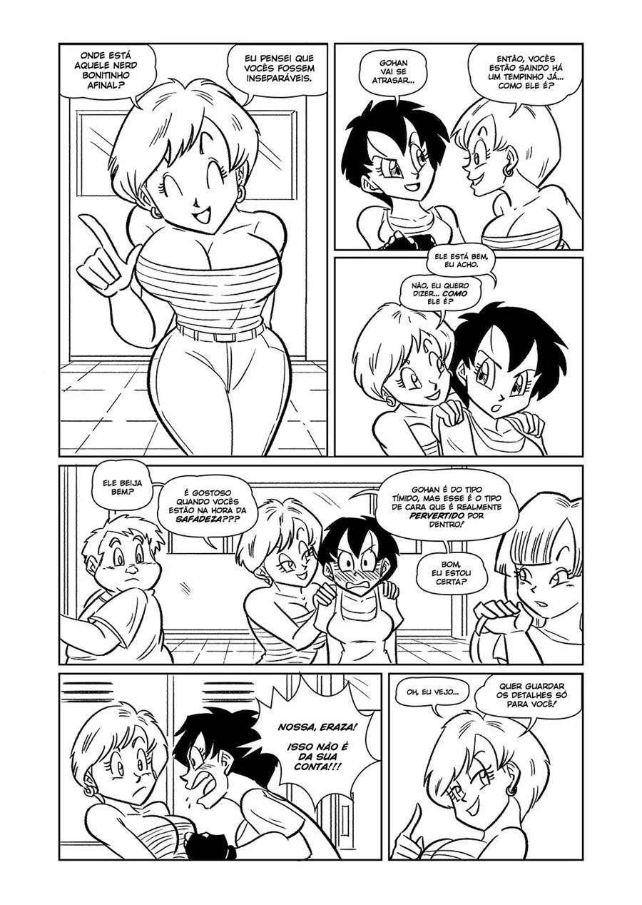 Dragon Ball After School Lessons – Hentai Preto e Branco – Português do Brasil
