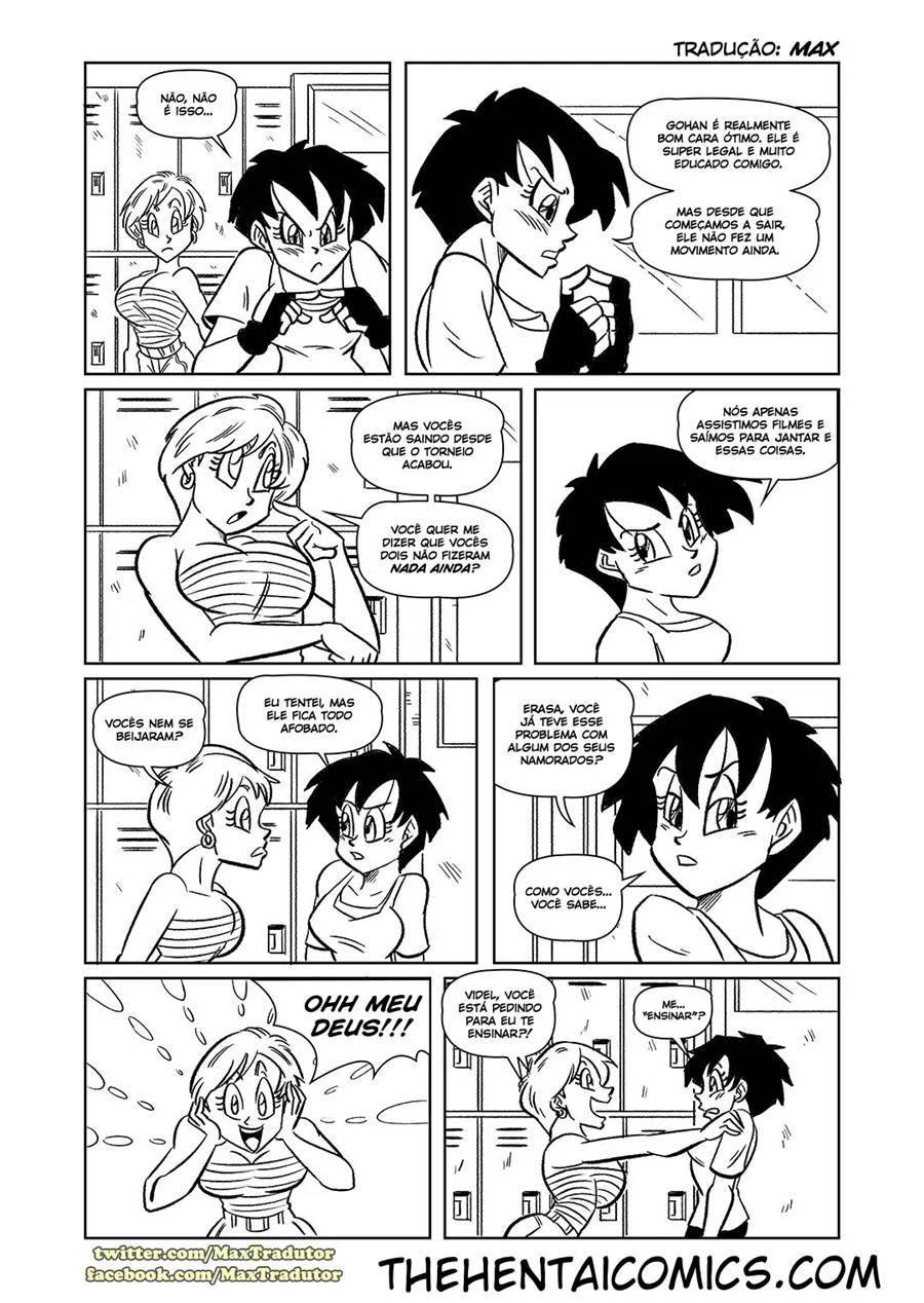 Dragon Ball After School Lessons – Hentai Preto e Branco – Português do Brasil