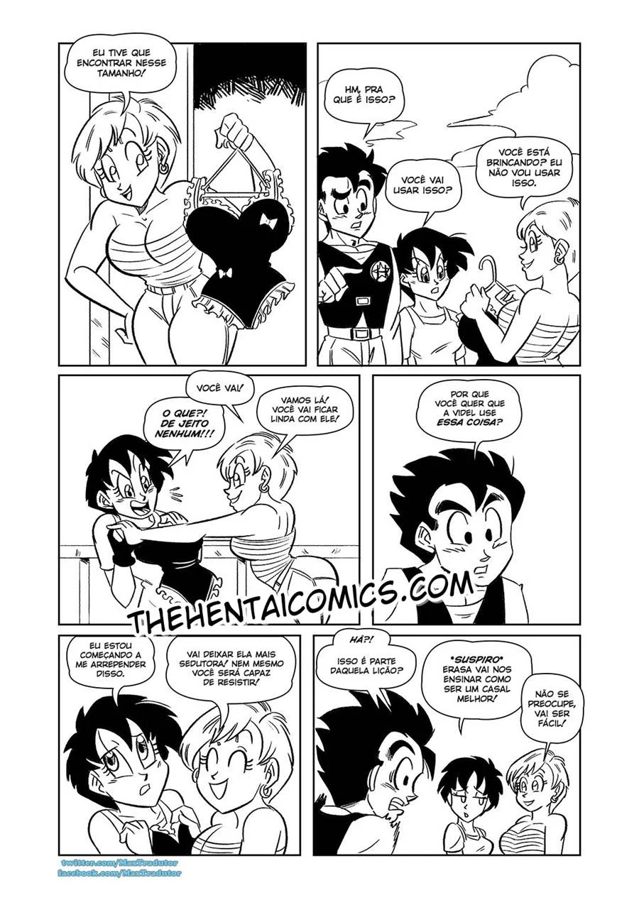 Dragon Ball After School Lessons – Hentai Preto e Branco – Português do Brasil
