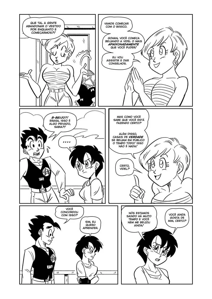 Dragon Ball After School Lessons – Hentai Preto e Branco – Português do Brasil