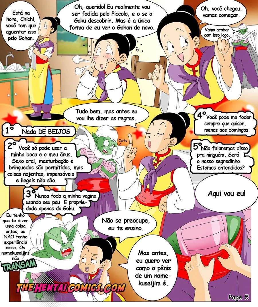 Dragon Ball Yamete Chichi’s Saga – Dragon Ball Pornô – Português do Brasil