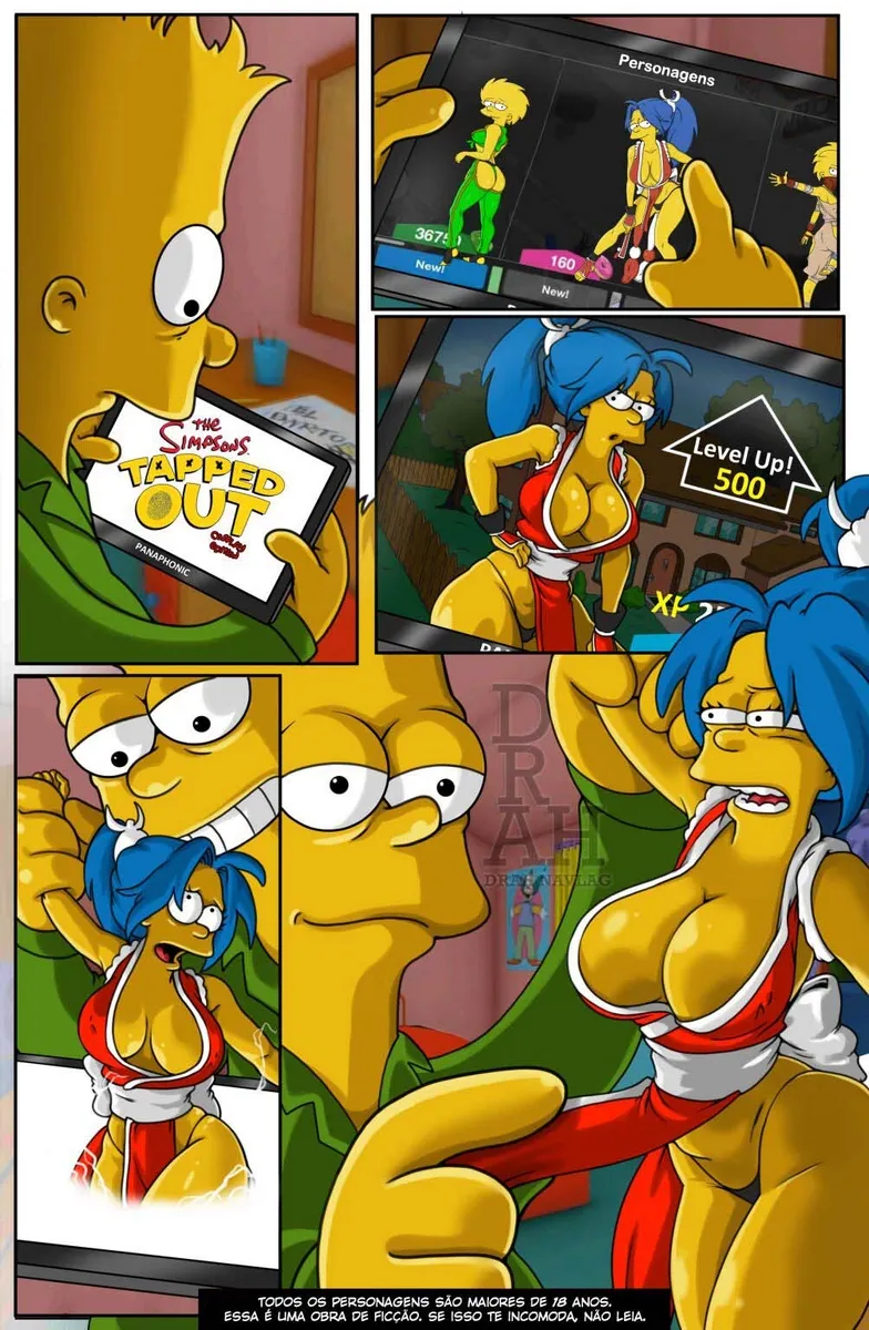 [DrahNavlag] The Simpsons, Tapped Out – Hentai Incesto – Ler HQ Completo