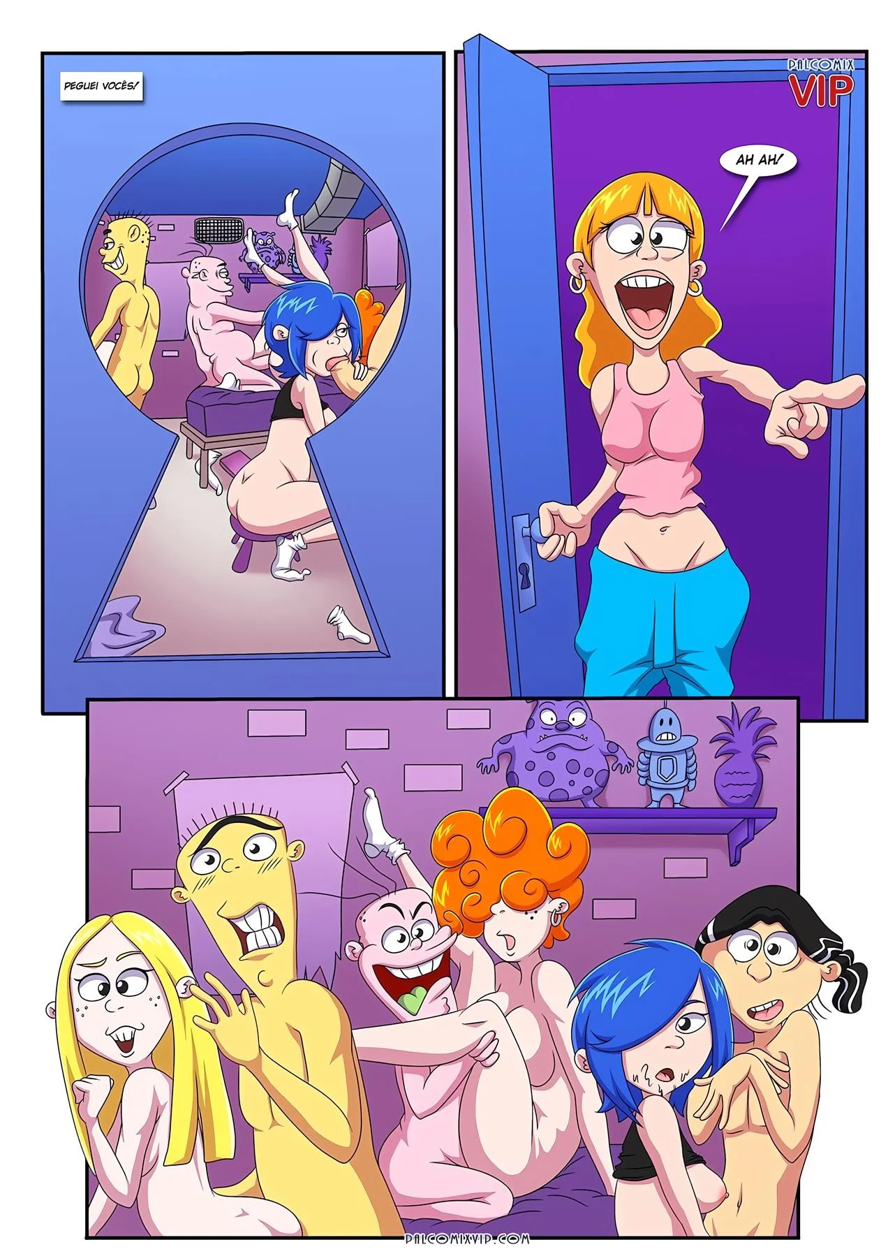 Du, Dudu e Edu – Cartoon Pornô – Tradução Em Português