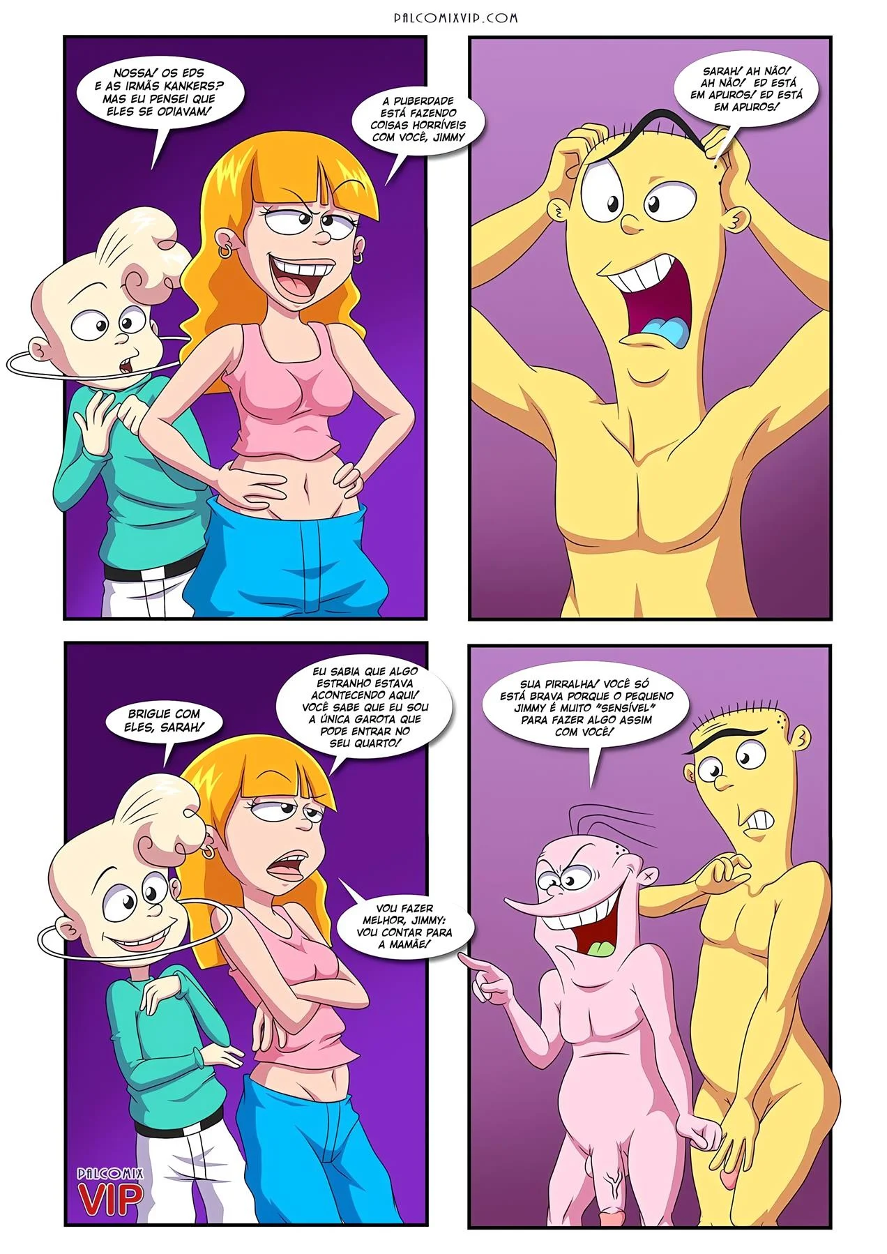 Du, Dudu e Edu – Cartoon Pornô – Tradução Em Português