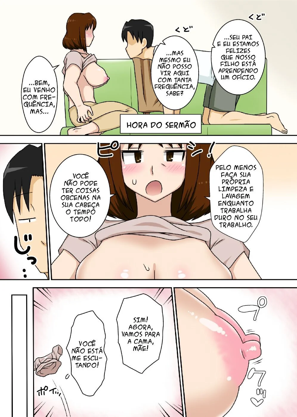 É Por Isso Que Eu Só Trabalho Com Minha Mãe – Hentai Incesto – Ler HQ Completo