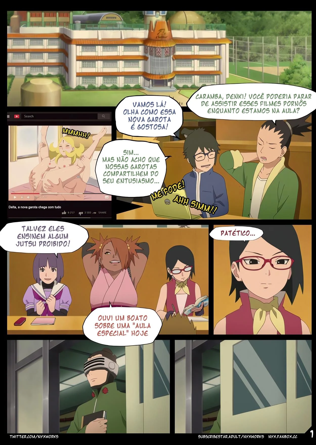 Educação sexual das kunoichis – Manga Hentai – Ler Hentai HQ