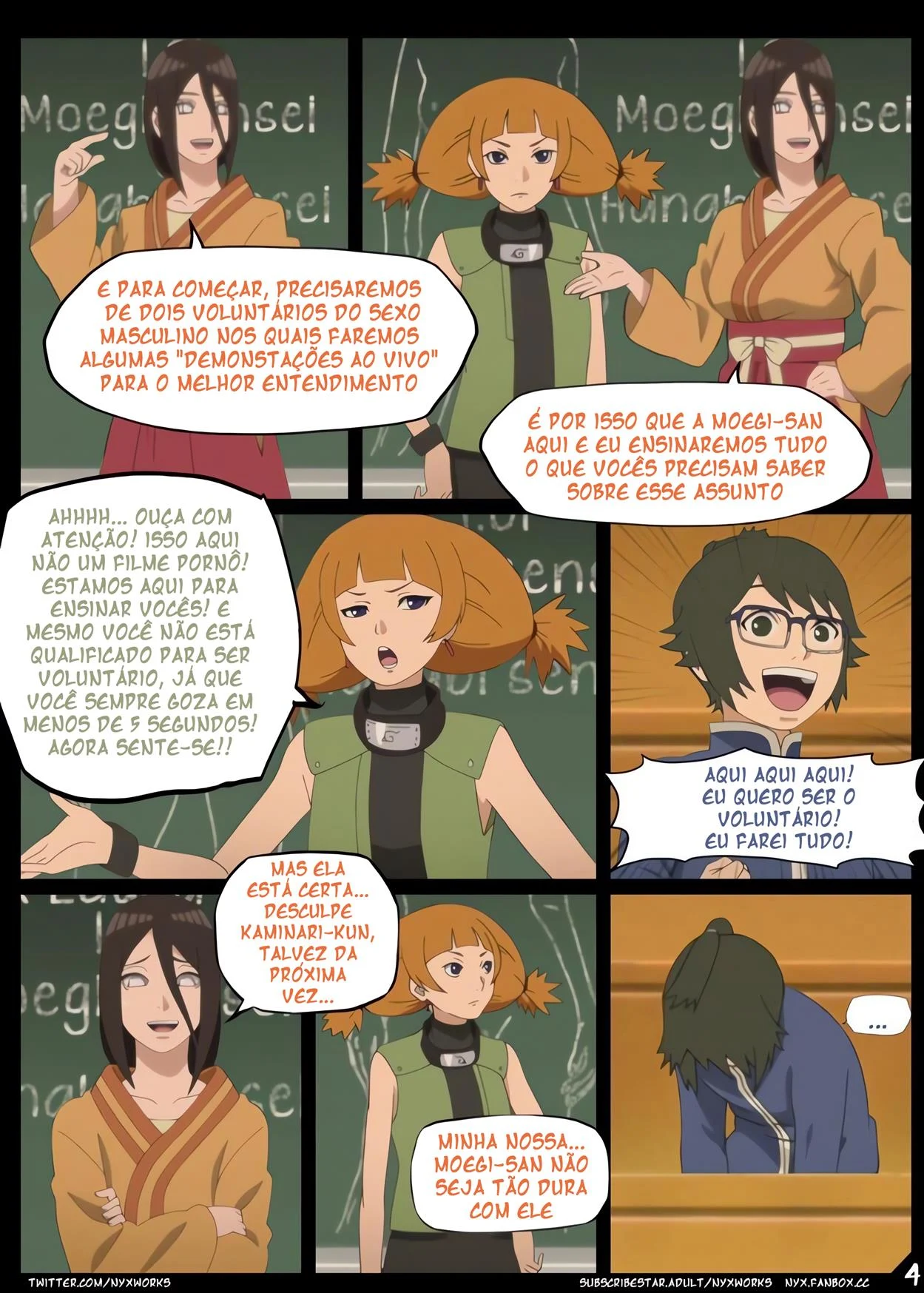 Educação sexual das kunoichis – Manga Hentai – Ler Hentai HQ