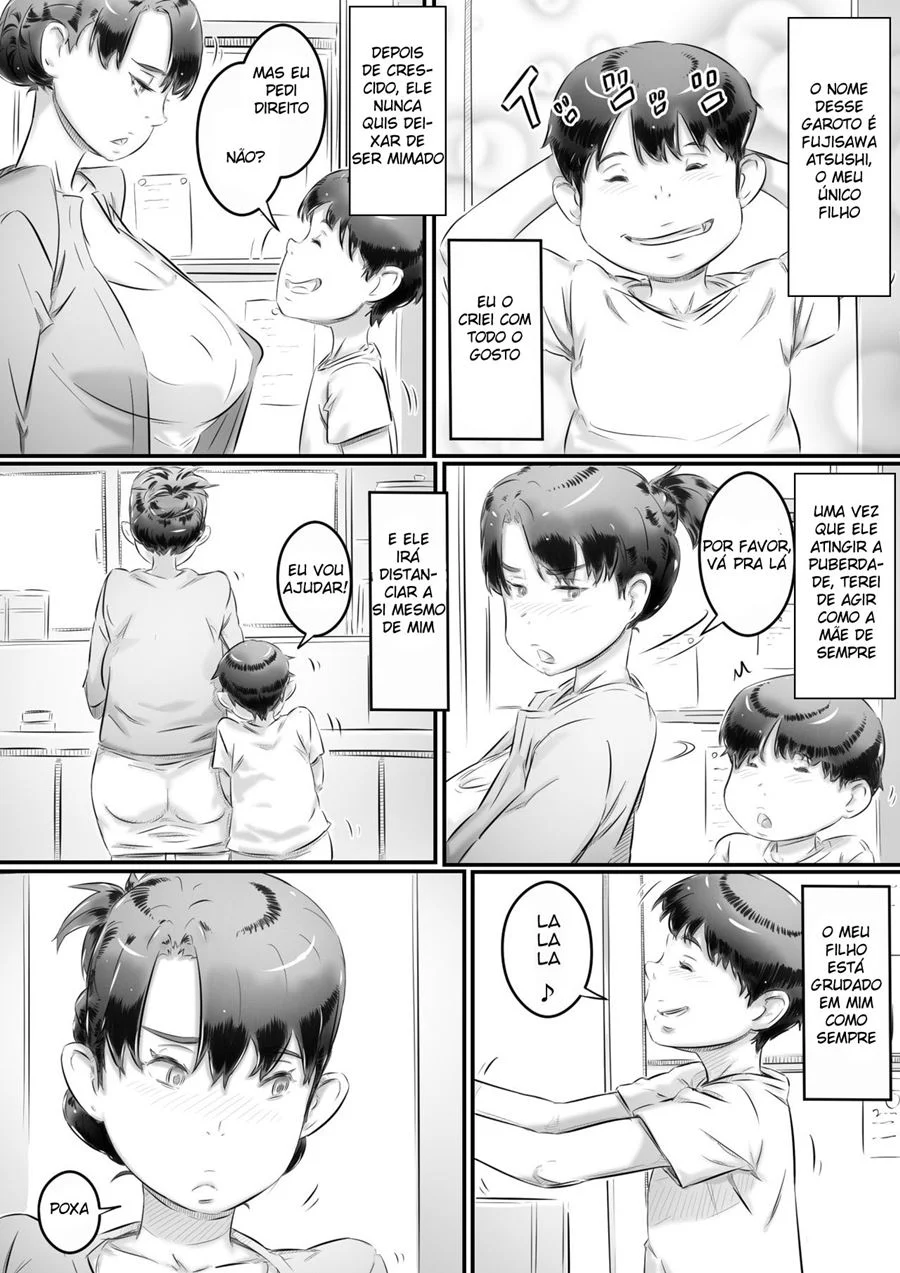 Educação Sexual Entre Mãe e Filho – Hentai Incesto – PT Brasil