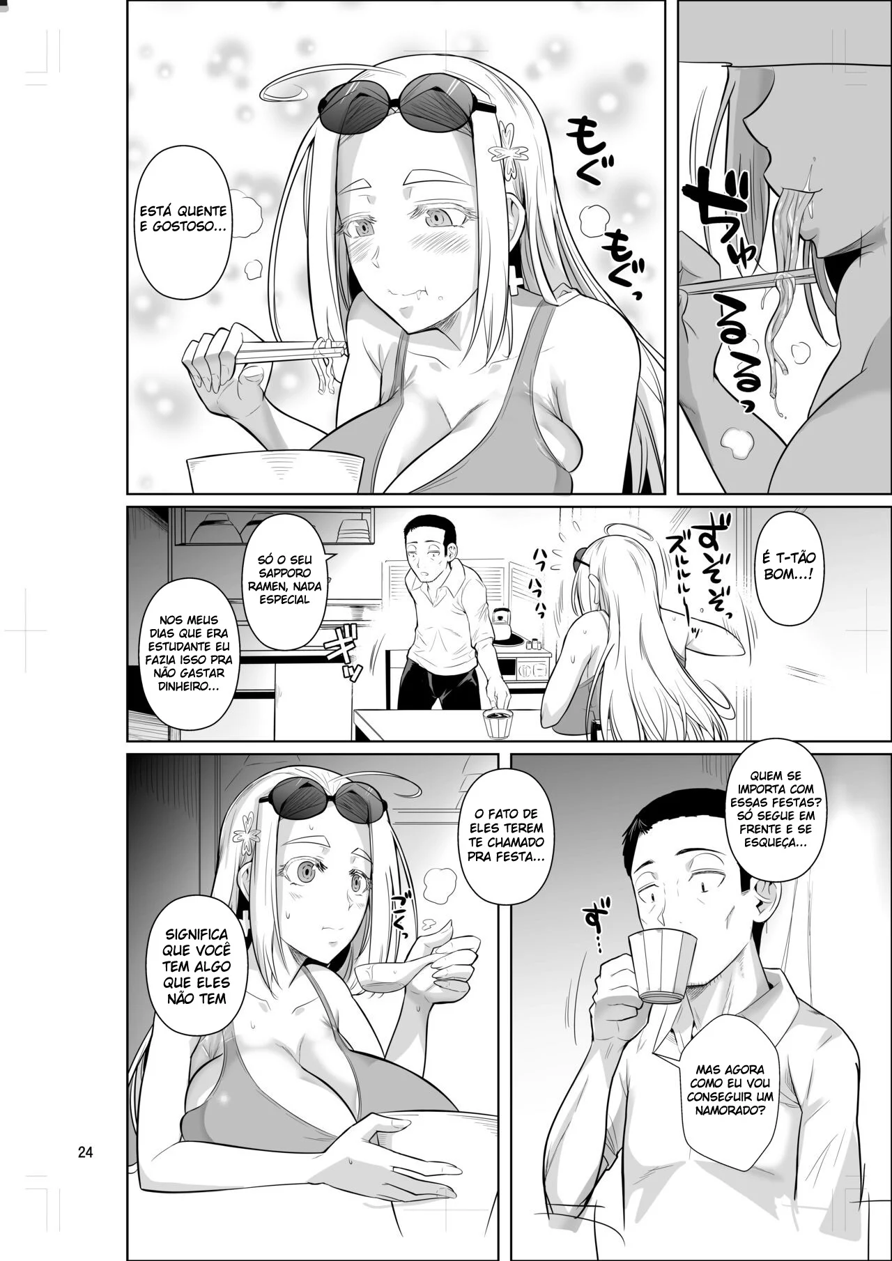 Ela Conseguiu um Emprego em um Dormitório de Estudantes Estrangeiros – Mundo Hentai – Ler HQ Completo