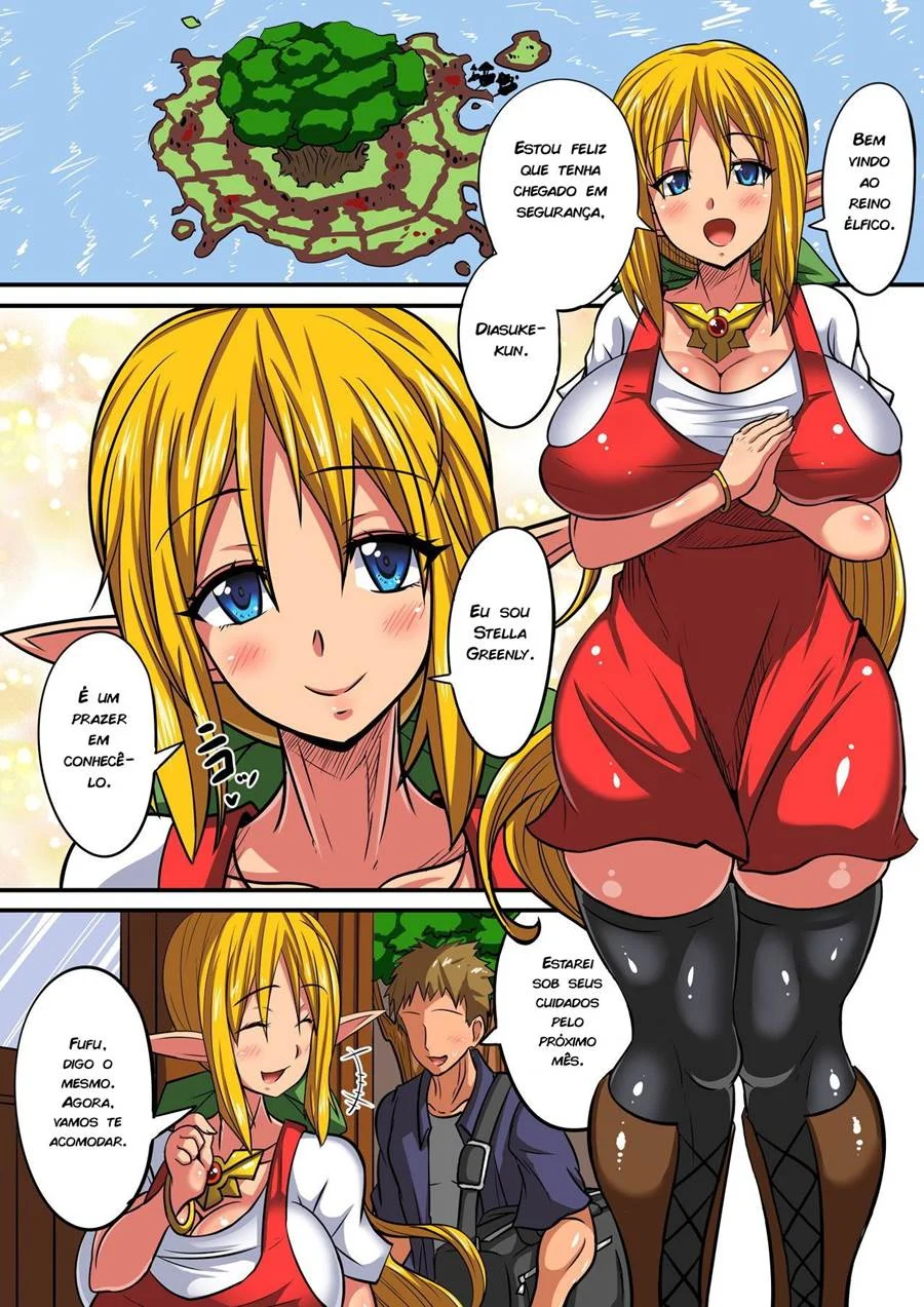 Elf Oyako to Pakopako Ibunka Kouryuu~Stella Hen – Hentai – Tradução Em Português