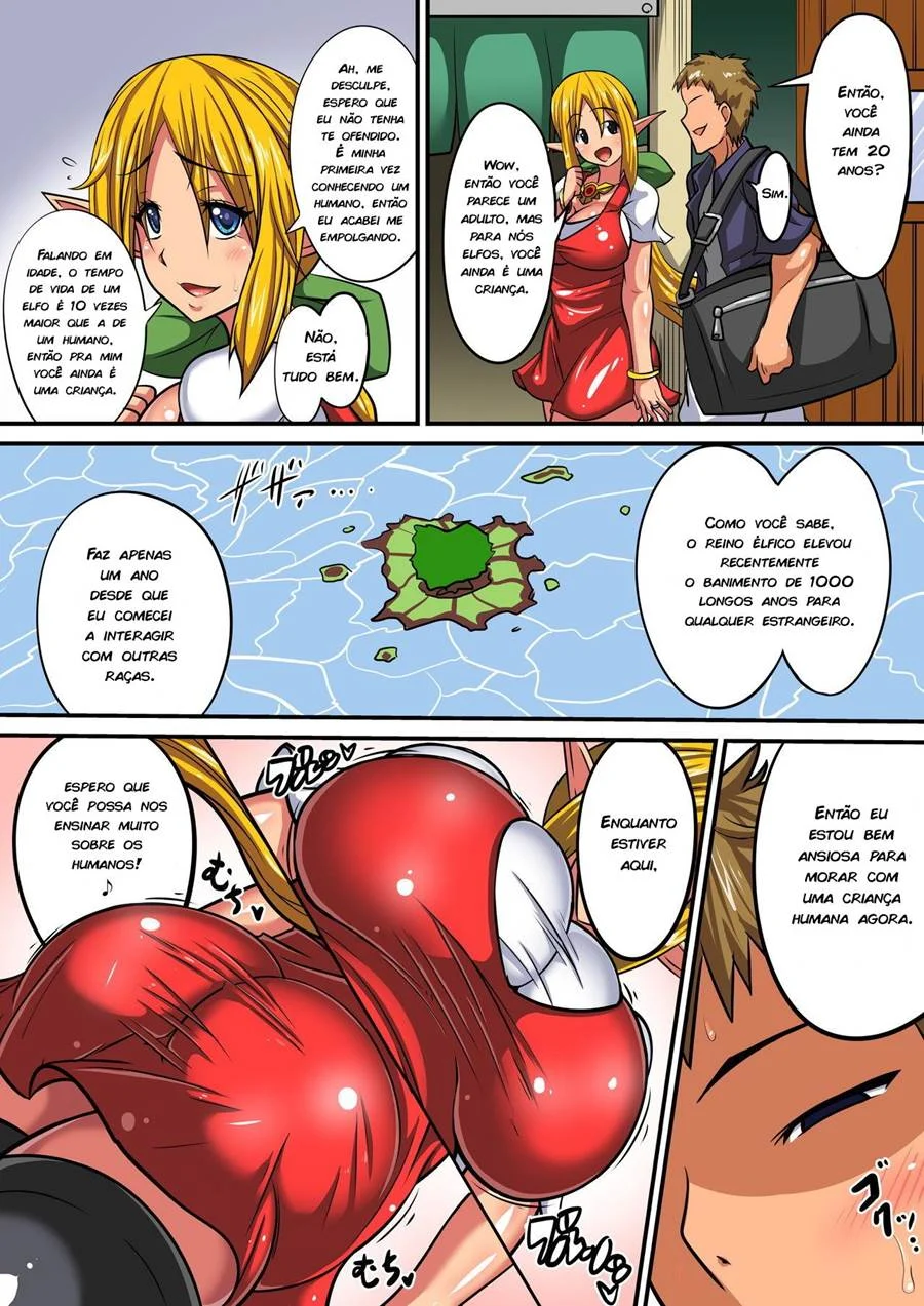 Elf Oyako to Pakopako Ibunka Kouryuu~Stella Hen – Hentai – Tradução Em Português