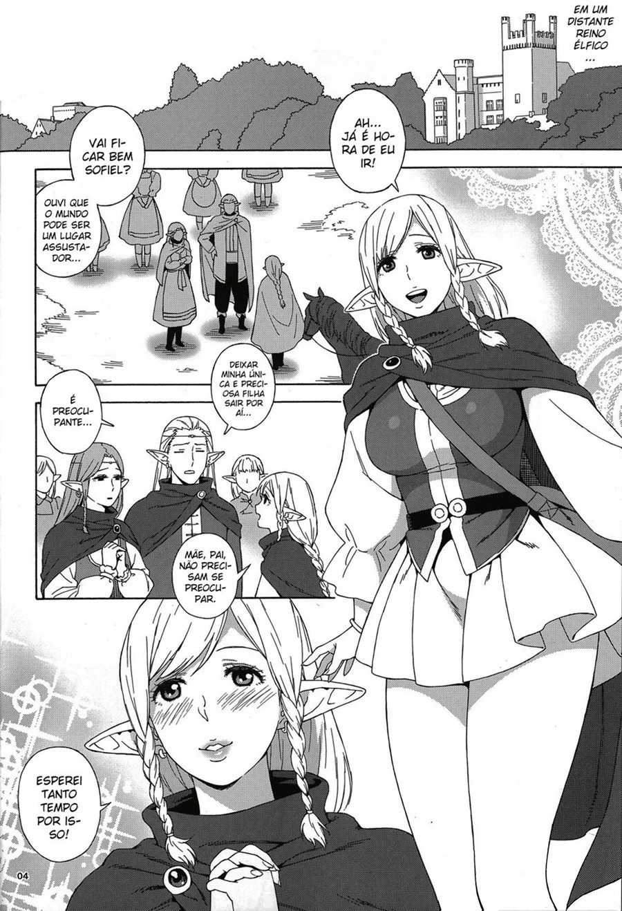 Elfa Estudante Hentai 01 – HQ De Sexo – Traduzido