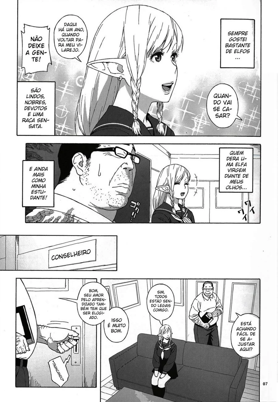 Elfa Estudante Hentai 01 – HQ De Sexo – Traduzido