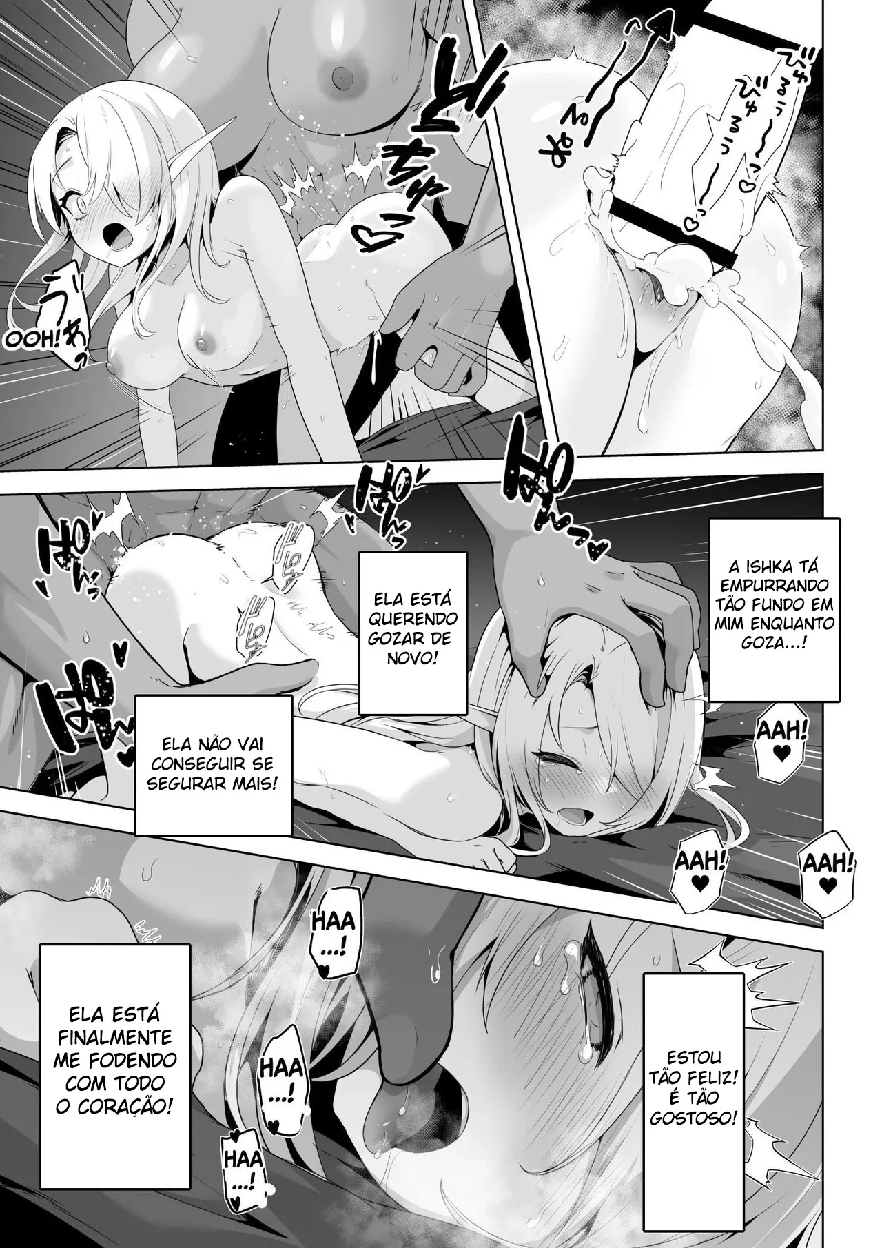 Elfa Safada Quer Ser Fodida Contra Sua Vontade – Hentai – Tradução Em Português