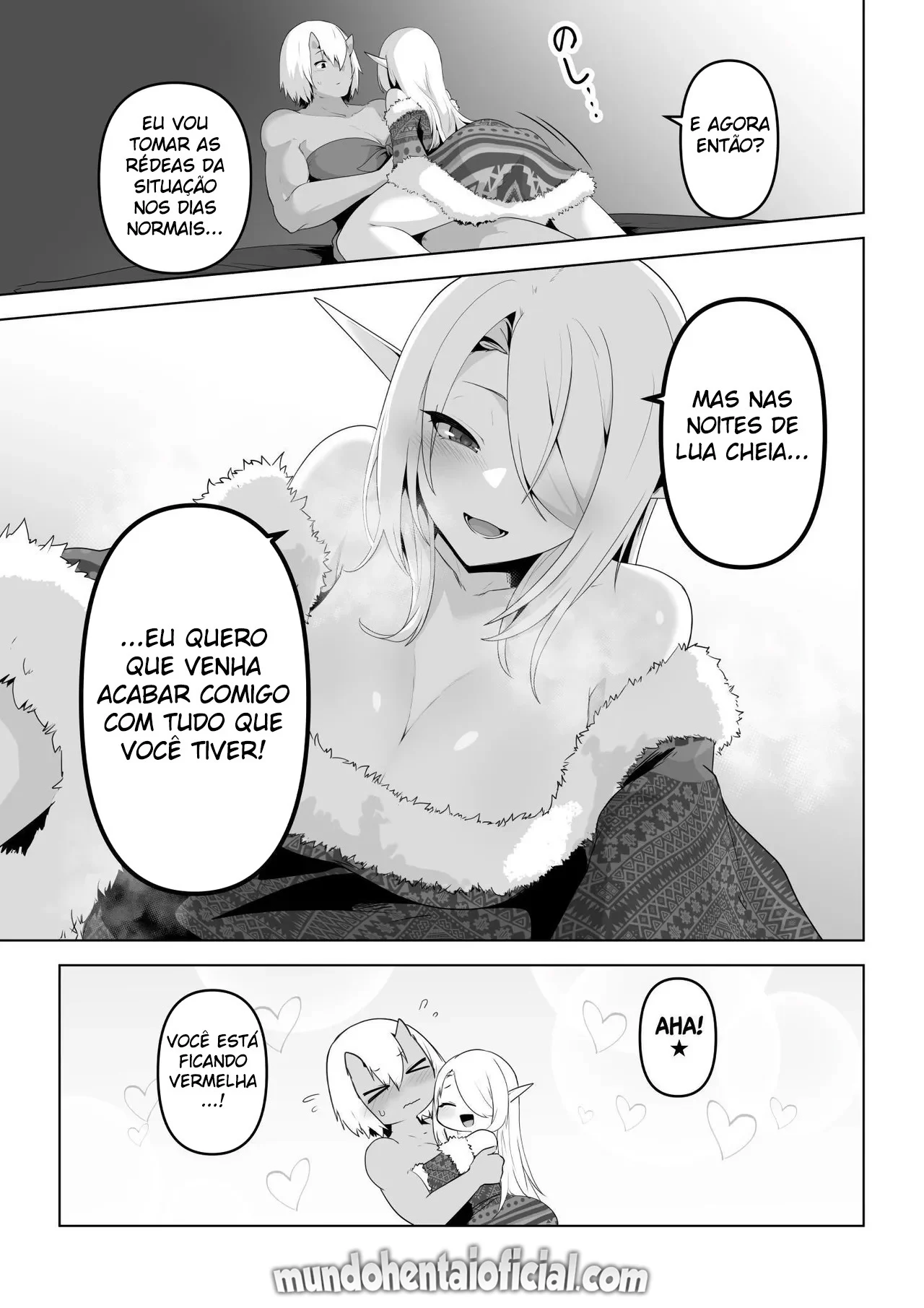 Elfa Safada Quer Ser Fodida Contra Sua Vontade – Hentai – Tradução Em Português