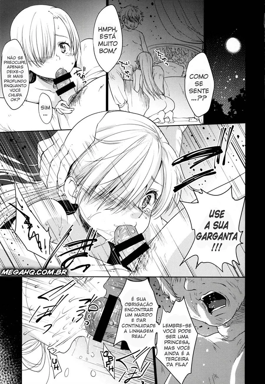Elizabeth treinada para dar prazer – Hentai Preto e Branco – Quadrinho Original