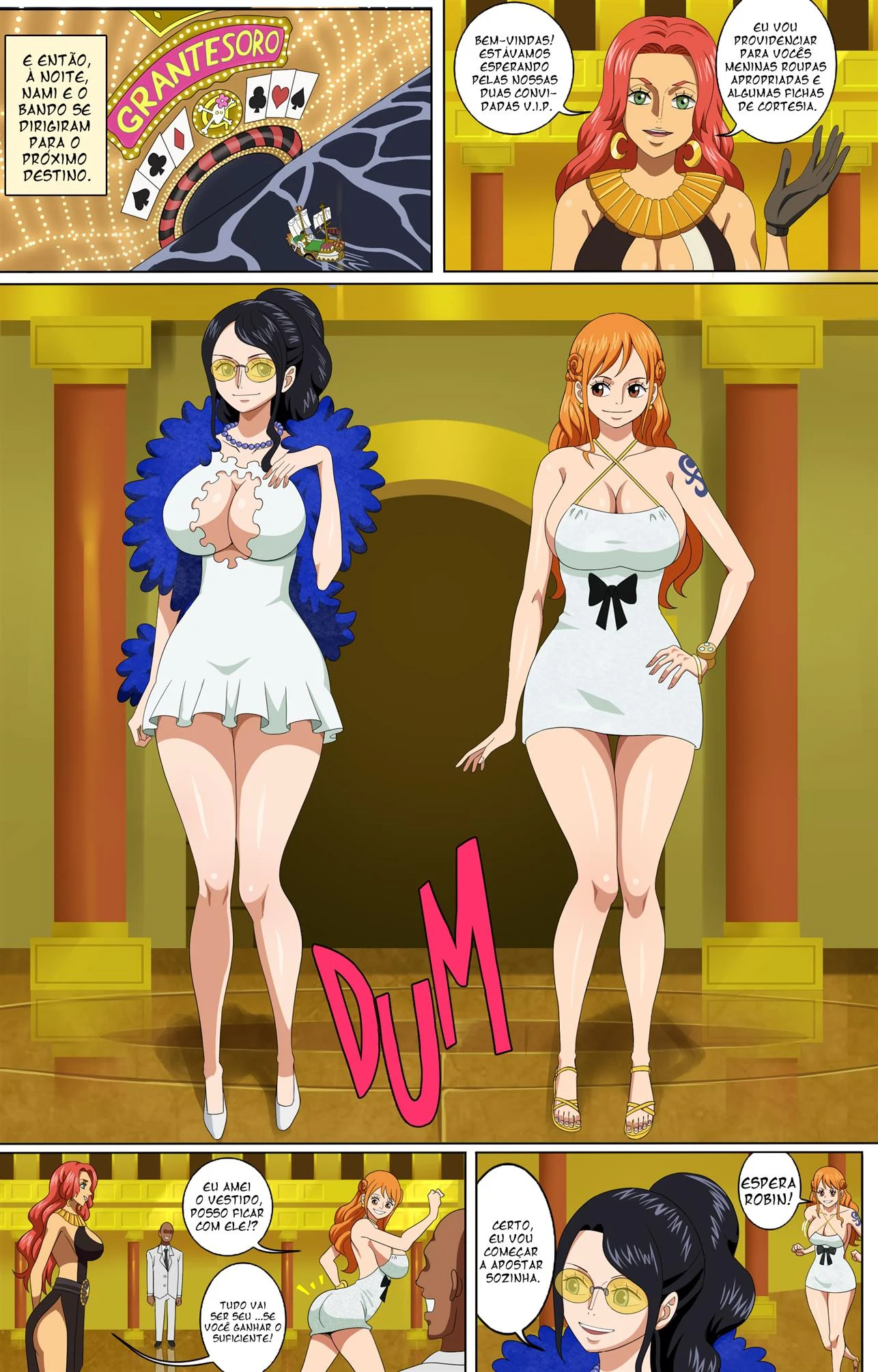 Em busca do grande tesouro – One Piece Hentai – Traduzido