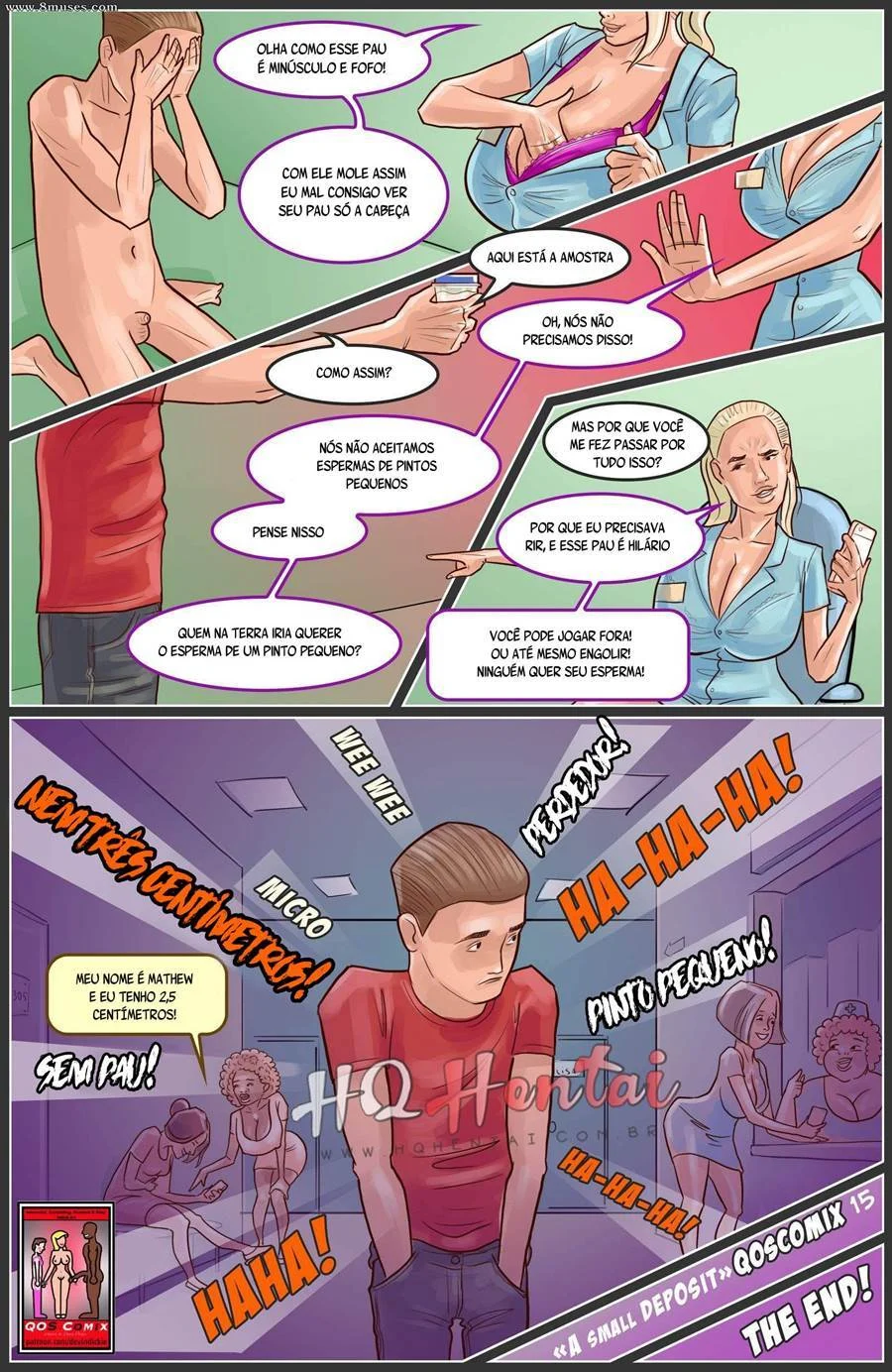 Enfermeira tarada – Gibi Pornô – Traduzido