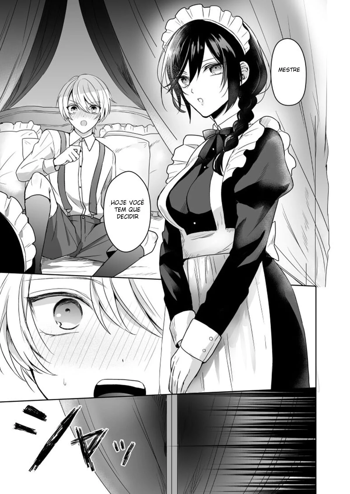 Engravidando a Empregada – Hentai Preto e Branco – PT-BR