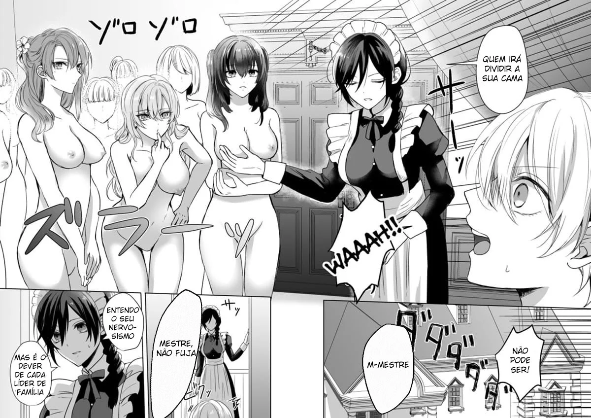 Engravidando a Empregada – Hentai Preto e Branco – PT-BR