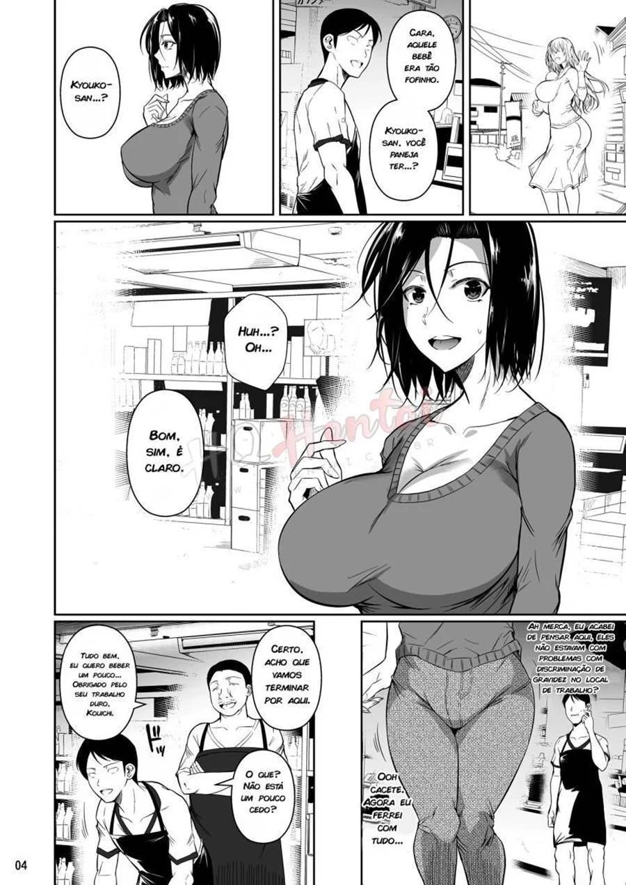 Engravidando a mulher do chefe – Hentai Preto e Branco – Ler Hentai HQ