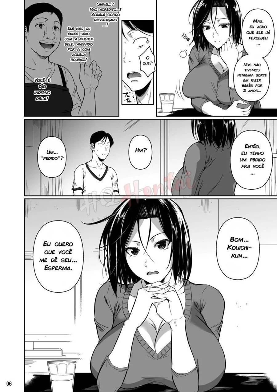 Engravidando a mulher do chefe – Hentai Preto e Branco – Ler Hentai HQ