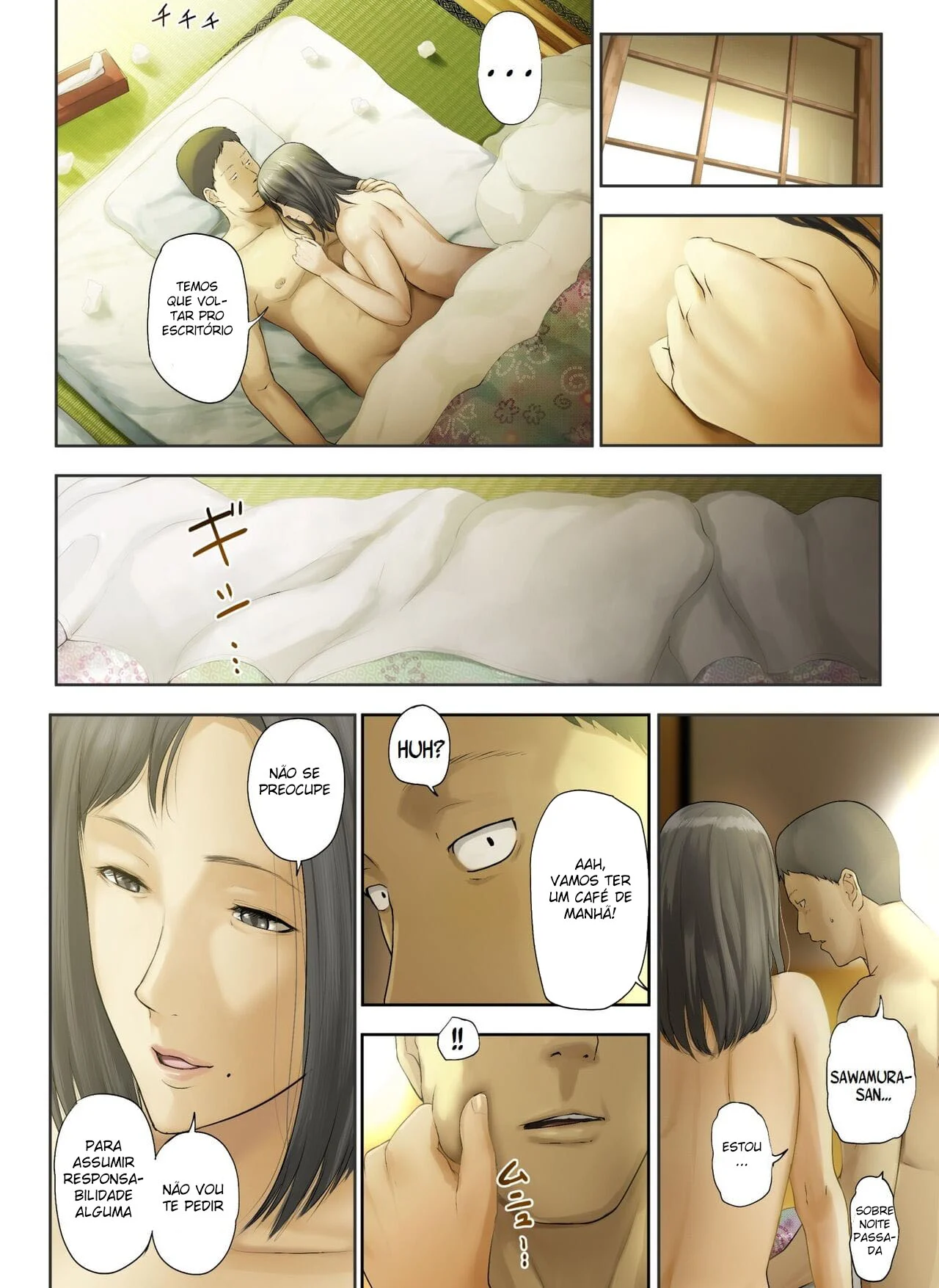 Engravidei a Velha Solteirona da Empresa – Hentai – Quadrinho Original