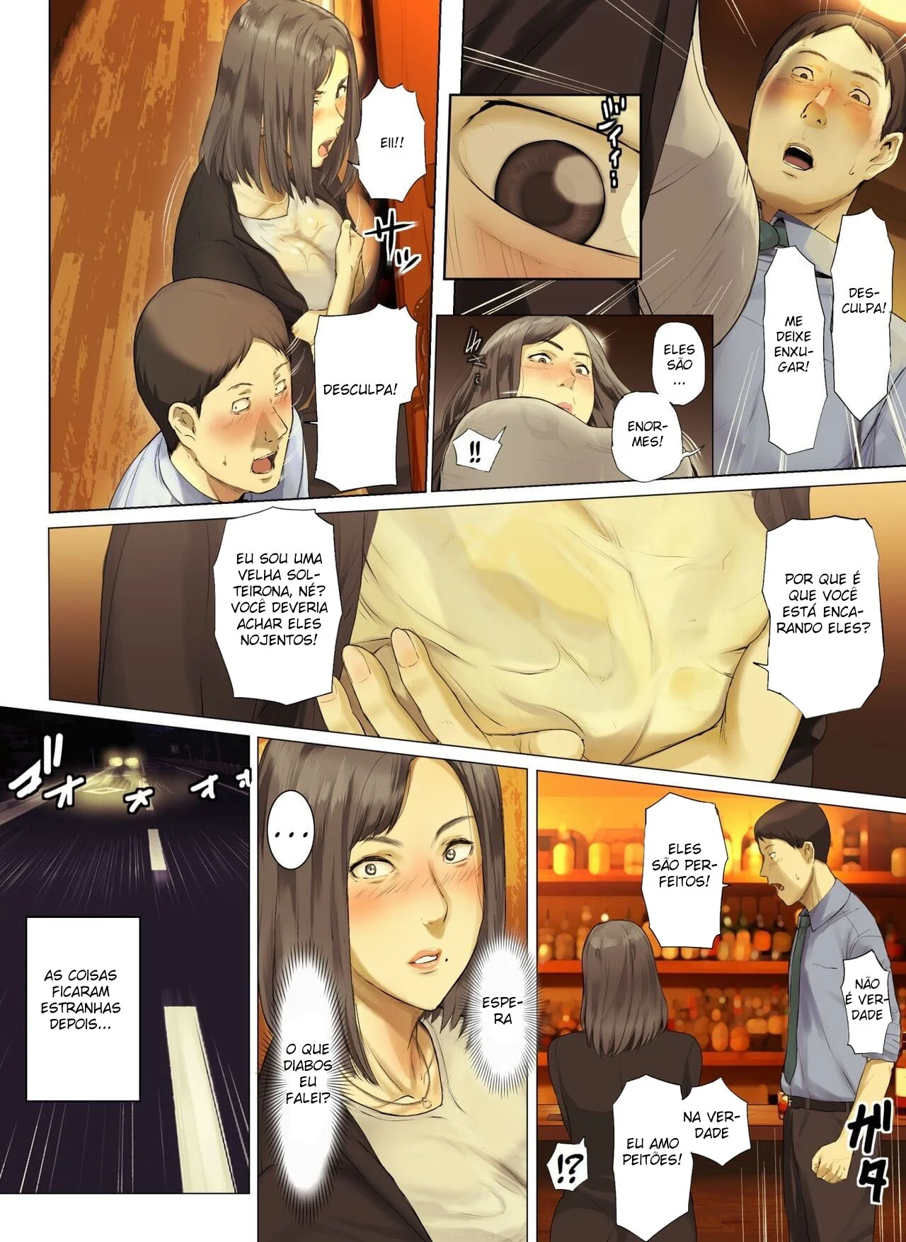 Engravidei a Velha Solteirona da Empresa – Hentai – Quadrinho Original