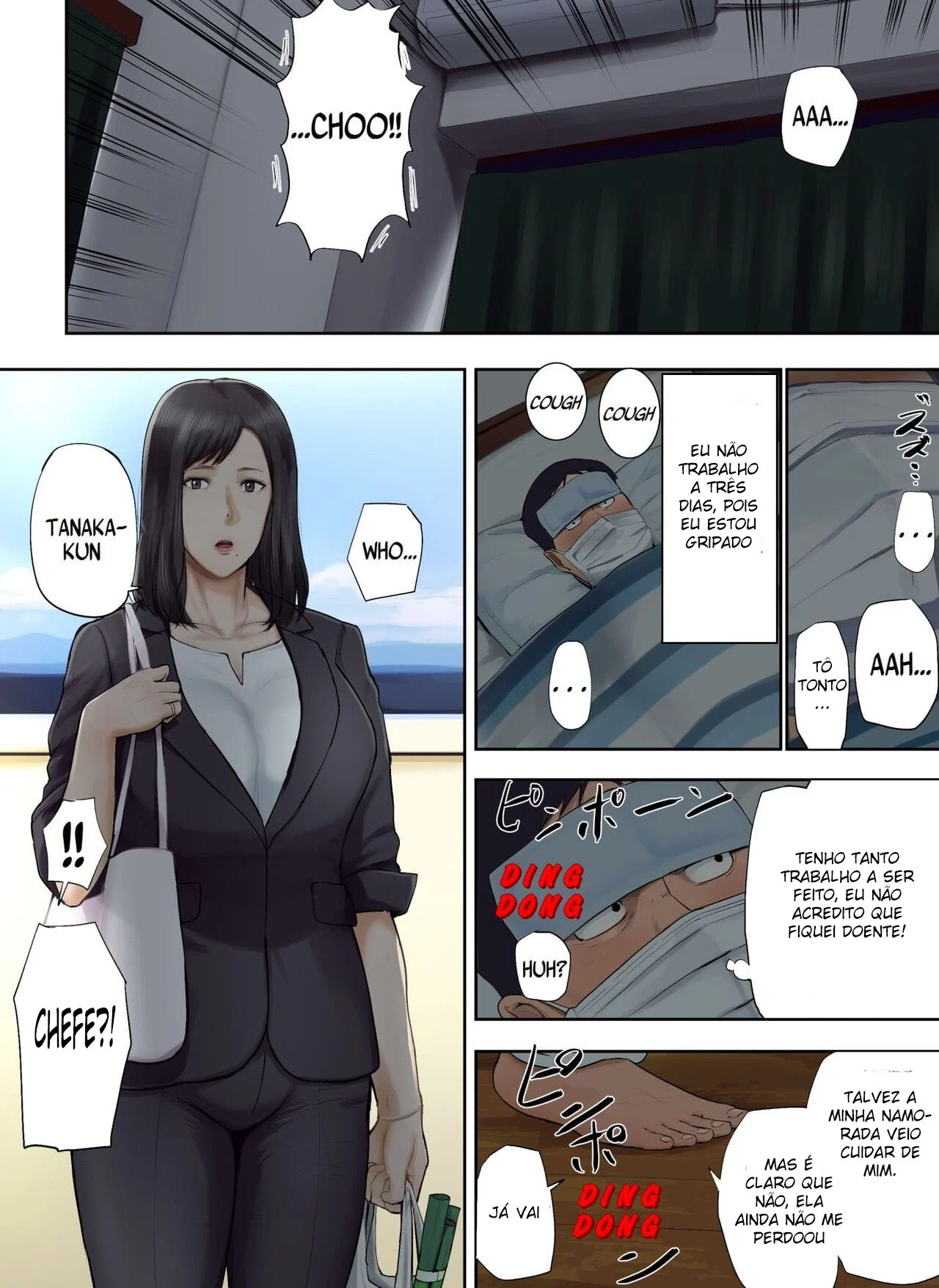 Engravidei a Velha Solteirona da Empresa – Hentai – Quadrinho Original