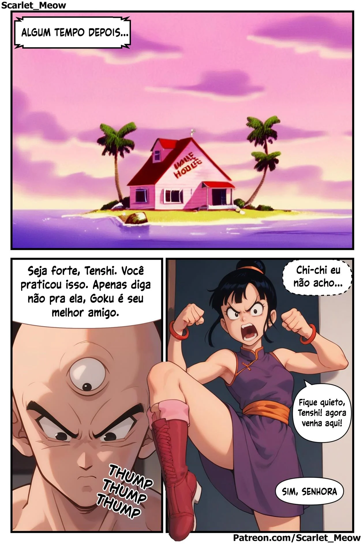 Enquanto Goku não está – Manga Hentai – Traduzido