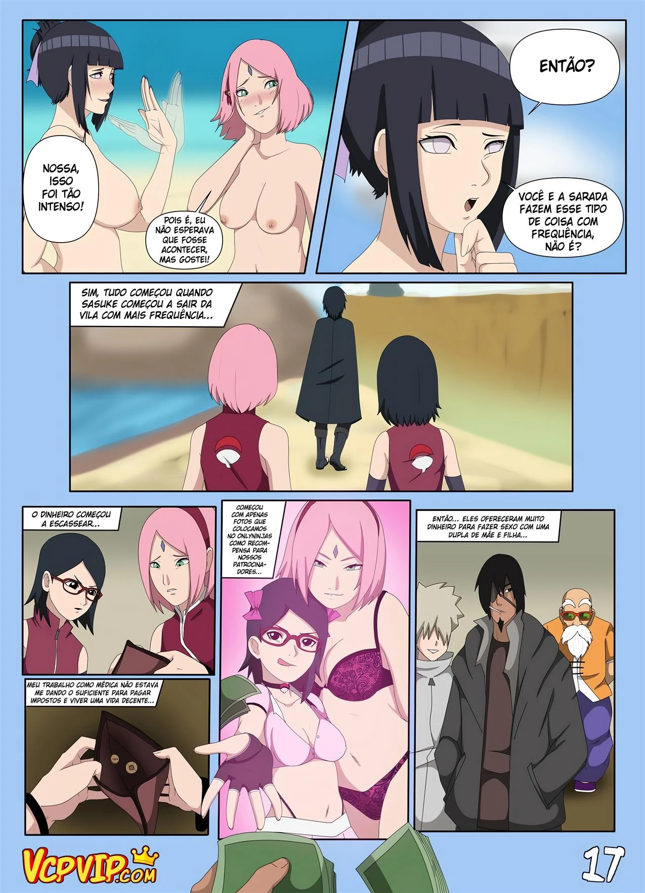 Enquanto o papai dorme 3 – Naruto Pornô – Ler HQ Completo
