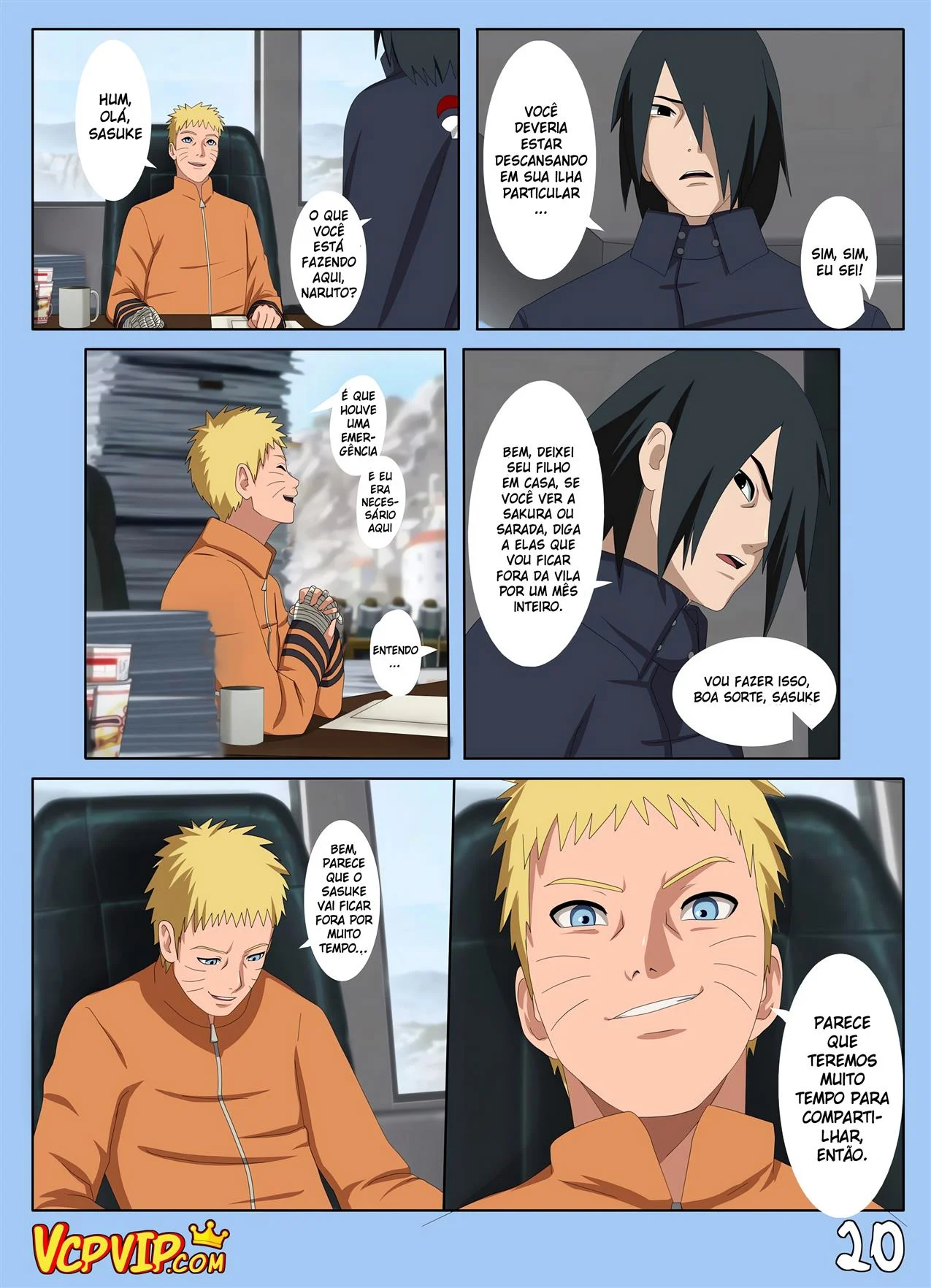 Enquanto o papai dorme 3 – Naruto Pornô – Ler HQ Completo