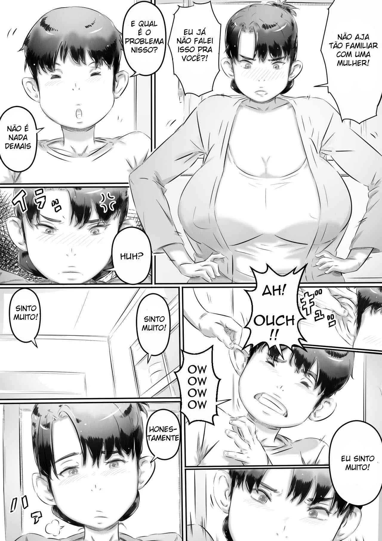 Ensinando sexo pro filho – Hentai Incesto – Quadrinho Original