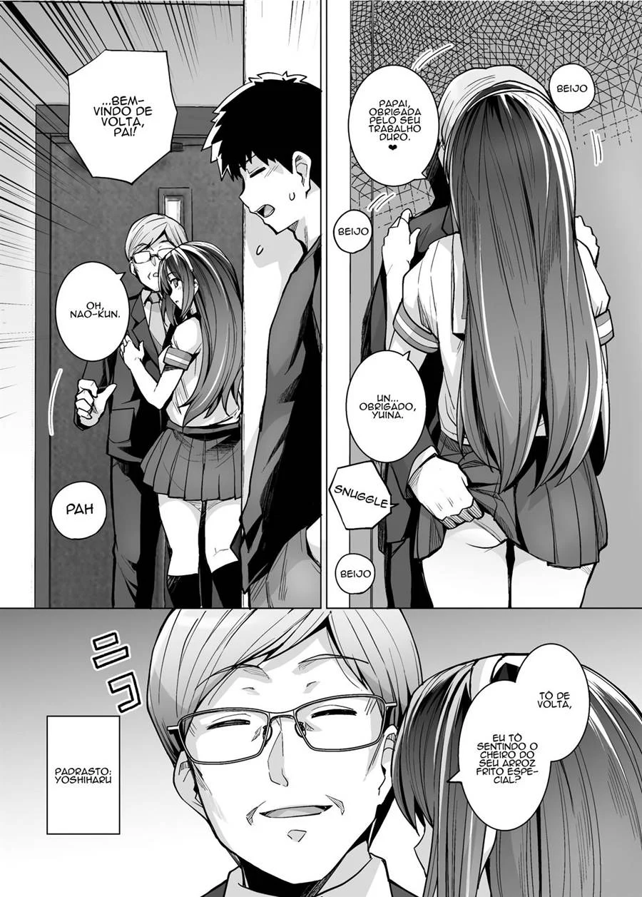 Enteada dormindo com o padrasto – Hentai Incesto – Ler HQ Completo