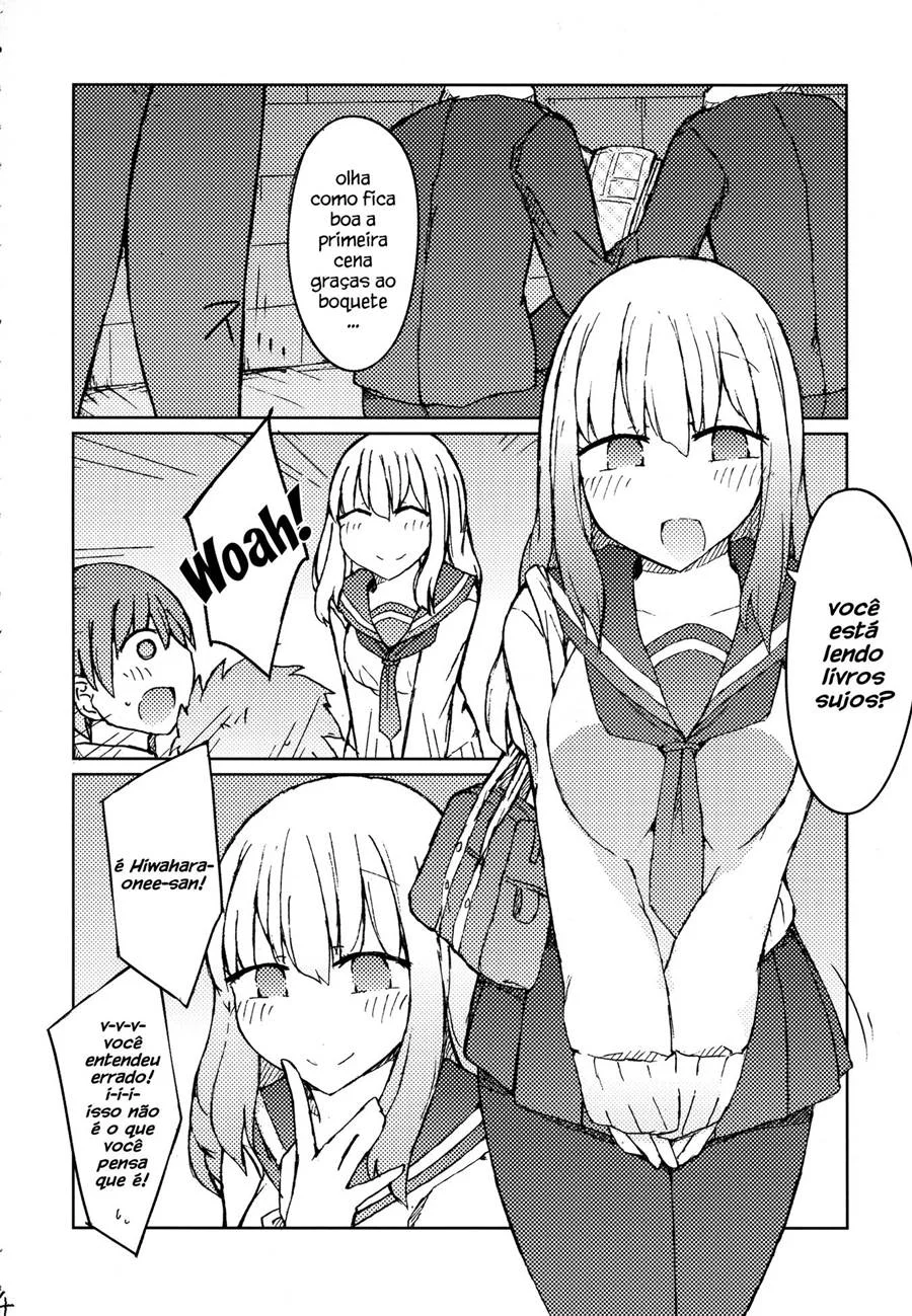 Erohon o Yondetara Kinjo no Onee – Manga Hentai – Tradução Em Português