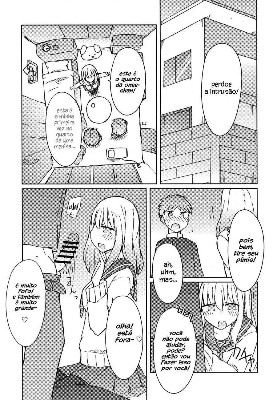 Erohon o Yondetara Kinjo no Onee – Manga Hentai – Tradução Em Português