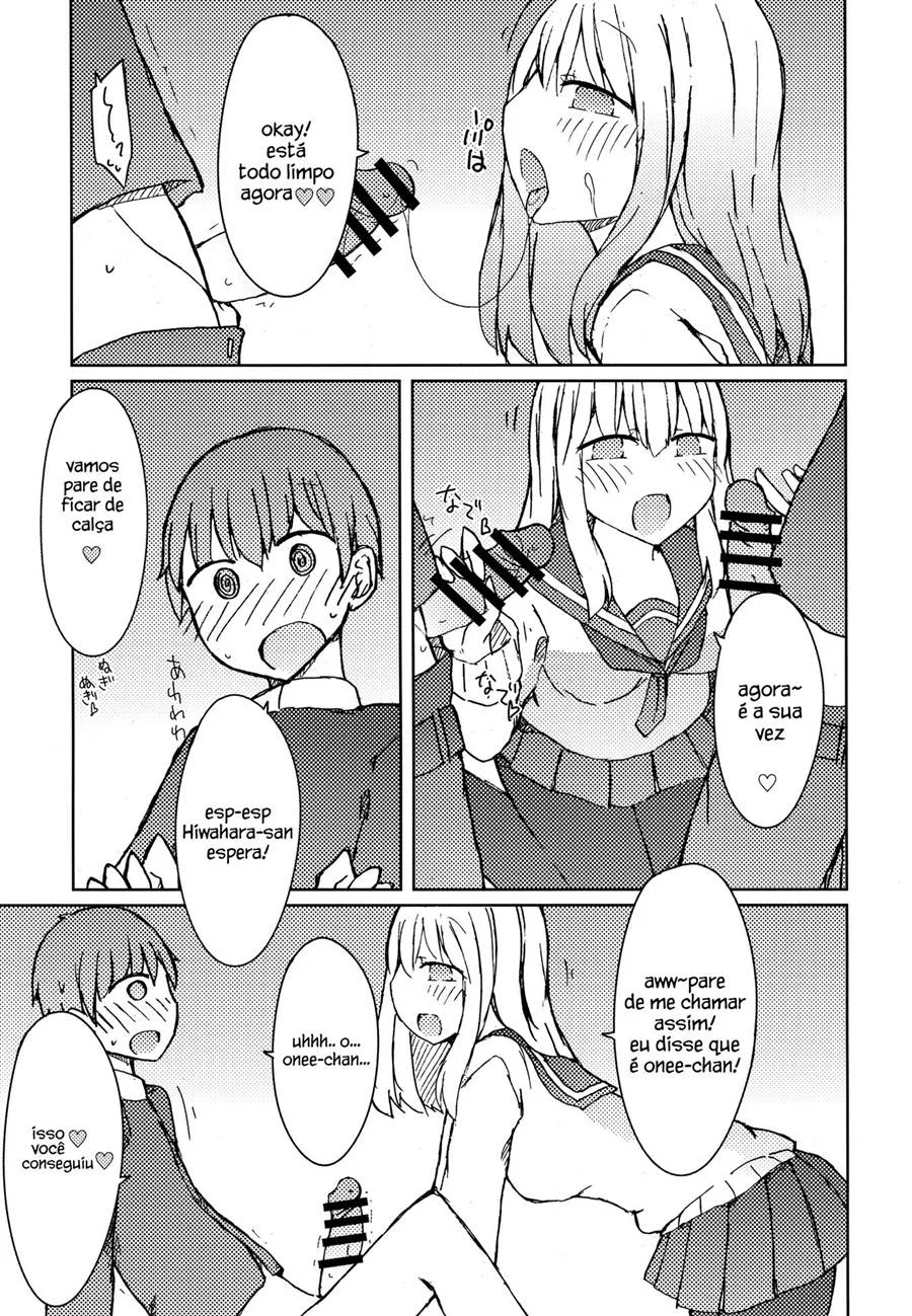 Erohon o Yondetara Kinjo no Onee – Manga Hentai – Tradução Em Português