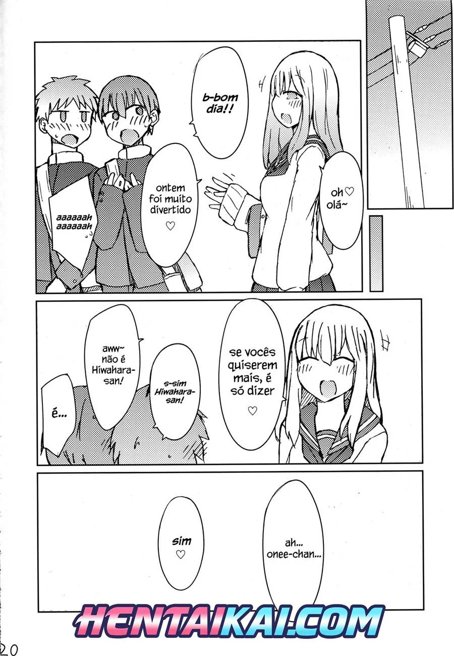 Erohon o Yondetara Kinjo no Onee – Manga Hentai – Tradução Em Português