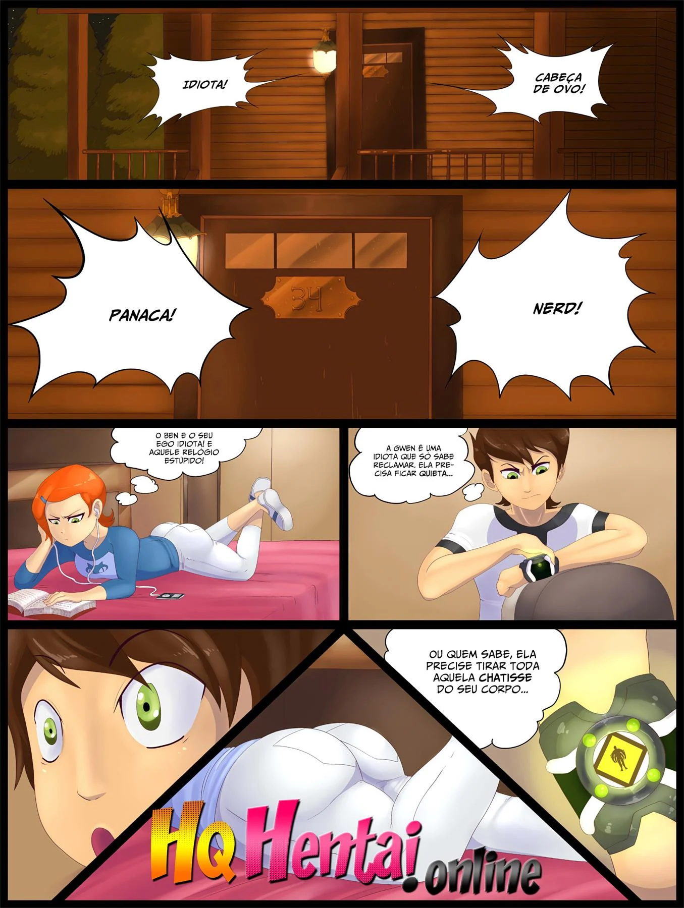 Esfolando a buceta da Gwen – Comics Porno – Ler Hentai HQ