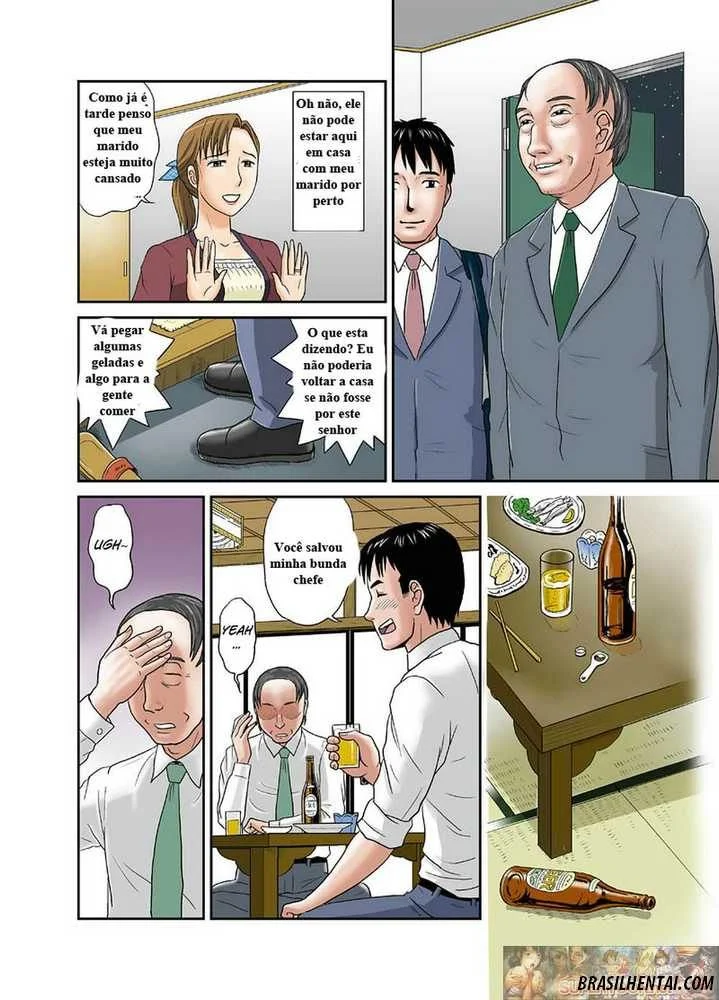 Esposa fodendo com chefe – Hentai – Traduzido